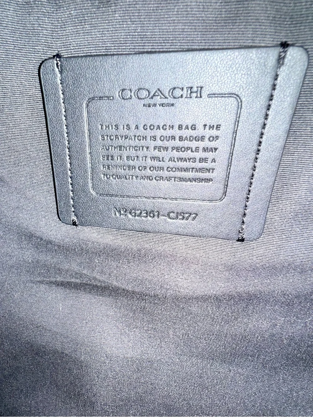 Coach Blaine Backpack CJ577 - Olive Drab Pebble Leather